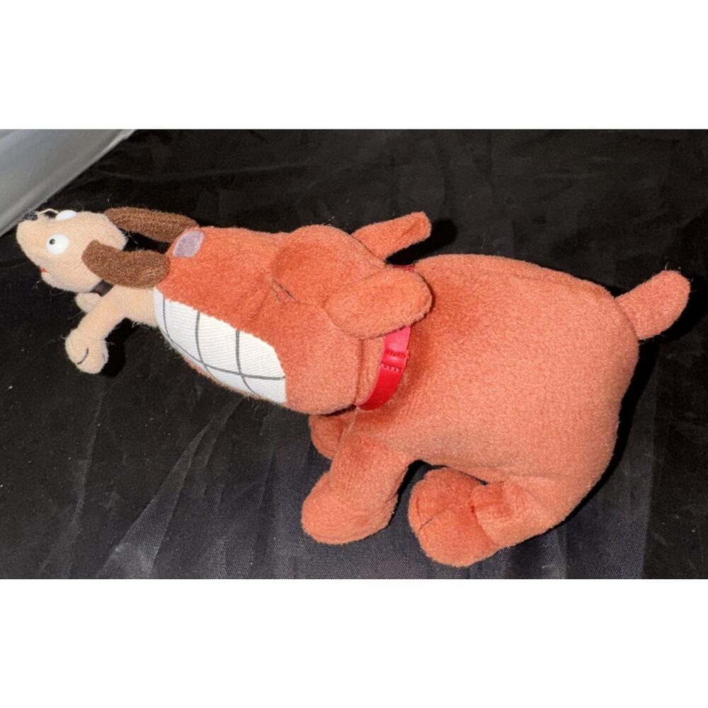 Meanies Series 3 Dog Eat Dog Plush 1999 Idea Factory Vintage 90s Beanie Toy